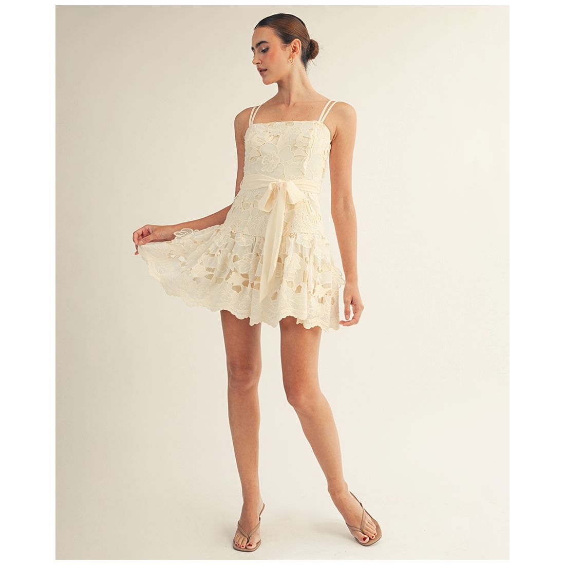 Arose Studio, Inc Women's Square Neck Mini Dress