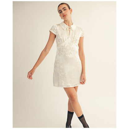 Arose Studio, Inc Women's Casey Tie Neck Mini Dress