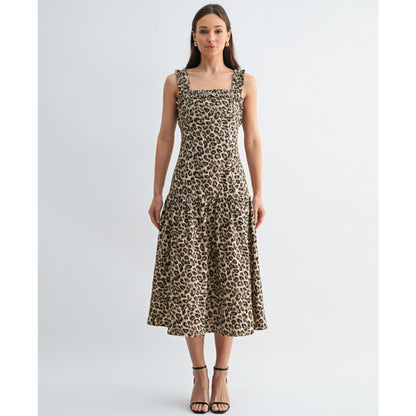 Arose Studio, Inc Women's Raya Dropped Waist Midi Dress