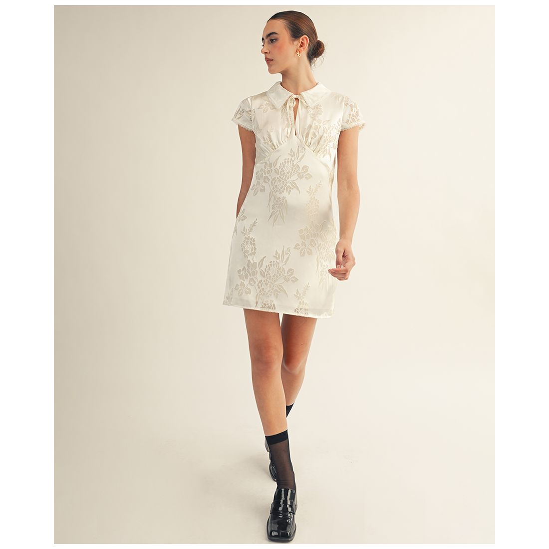 Arose Studio, Inc Women's Casey Tie Neck Mini Dress