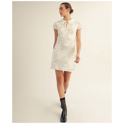 Arose Studio, Inc Women's Casey Tie Neck Mini Dress