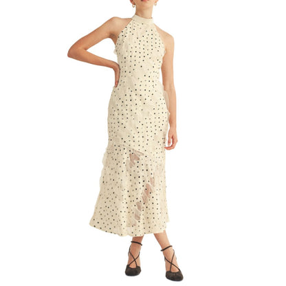 Arose Studio, Inc Women's Avelisse Halter Neck Midi Dress