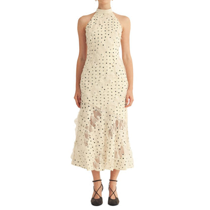 Arose Studio, Inc Women's Avelisse Halter Neck Midi Dress