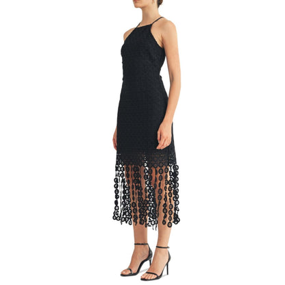 Arose Studio, Inc Women's Zariah Halter High-Neck Midi Dress