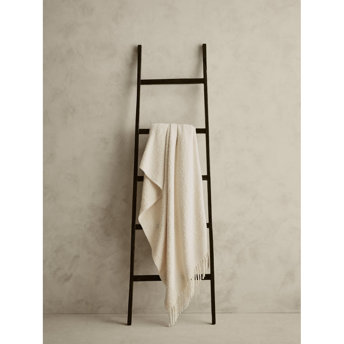 Alpaca Bouclé Throw Blanket