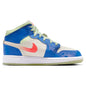 Jordan Shoe Blue/Volt/Tan Size 05.0