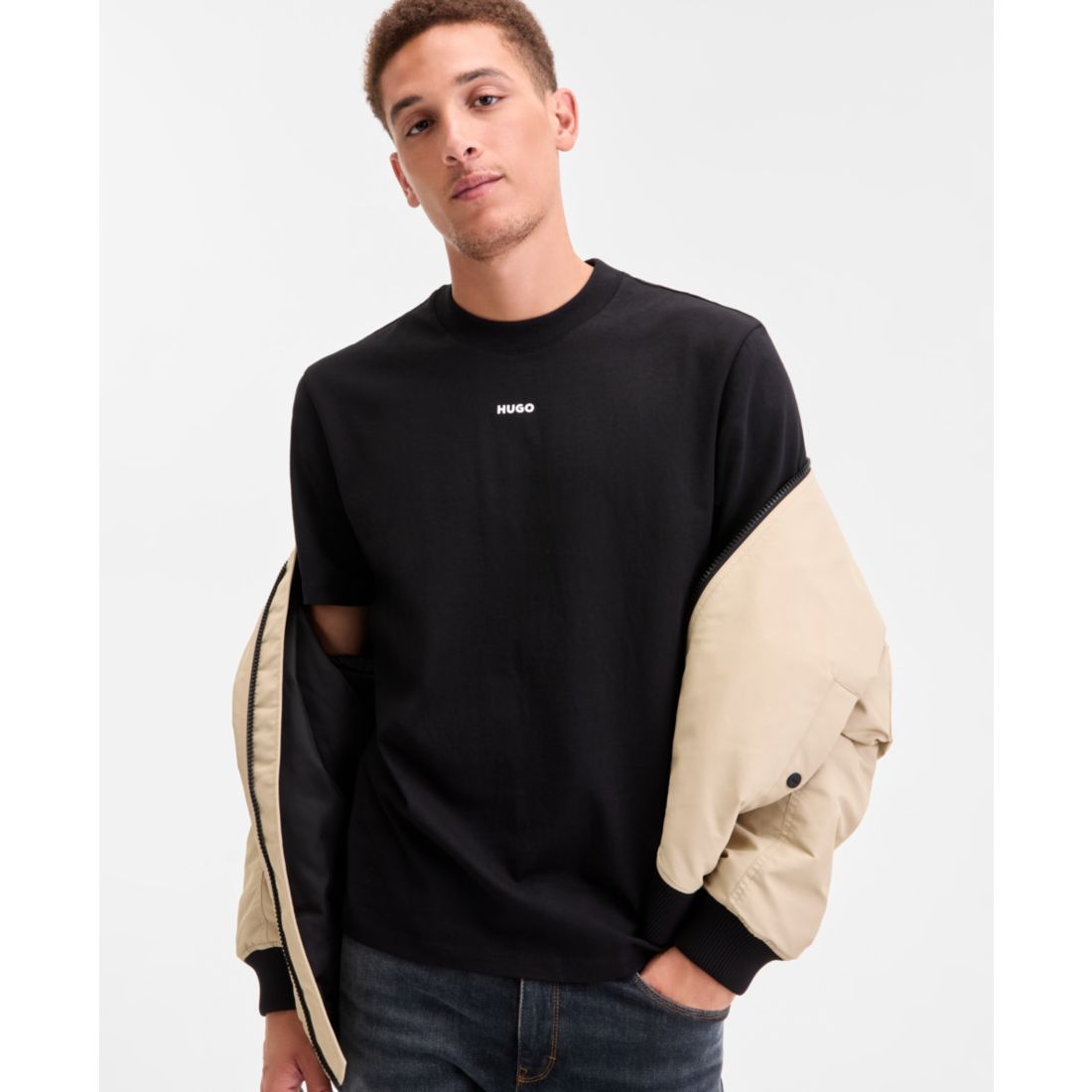 Hugo by Hugo Boss Men's Dapolino Logo T-Shirt