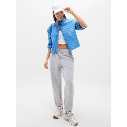 Women's Midday Cropped Poplin Shirt