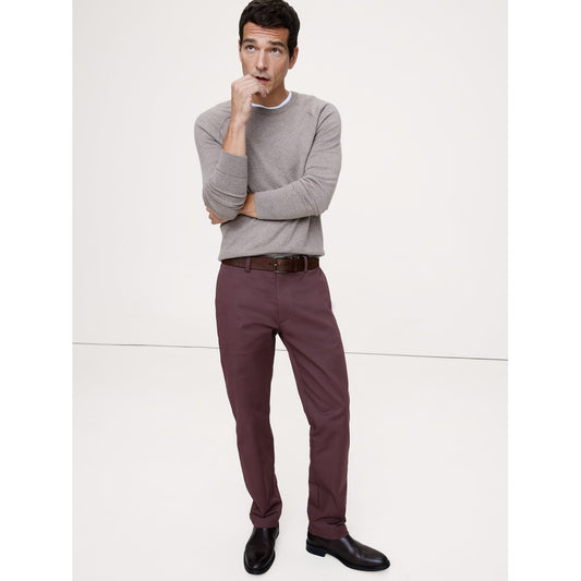 Men's Straight Italian-Stretch Chino Pant