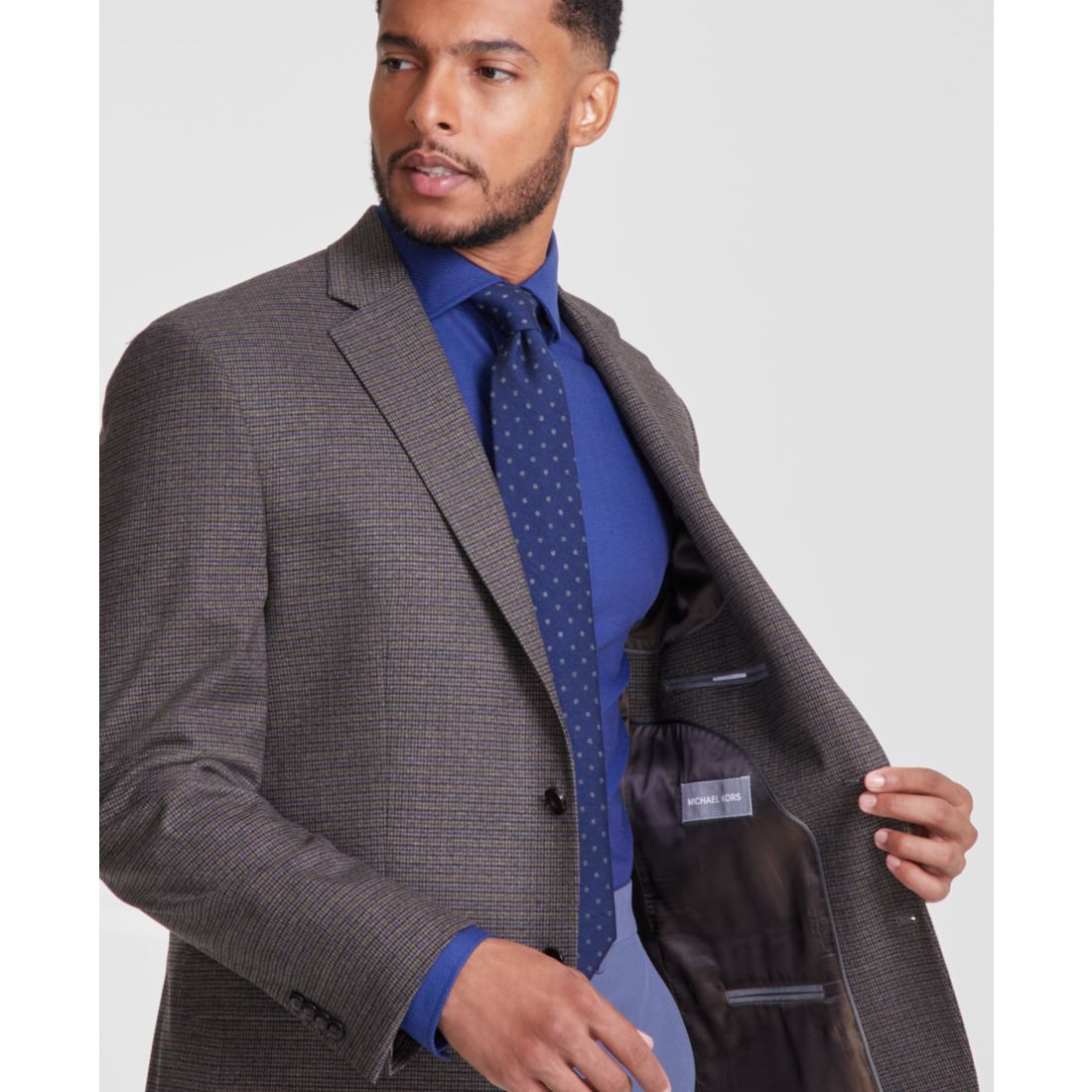 Michael Kors Men's Classic-Fit Pattern Sport Coat