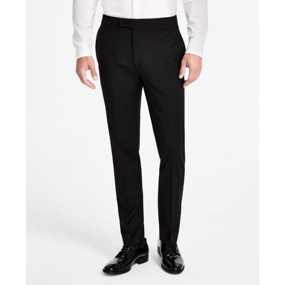 Calvin Klein Men's Slim-Fit Wool-Blend Tuxedo Pants