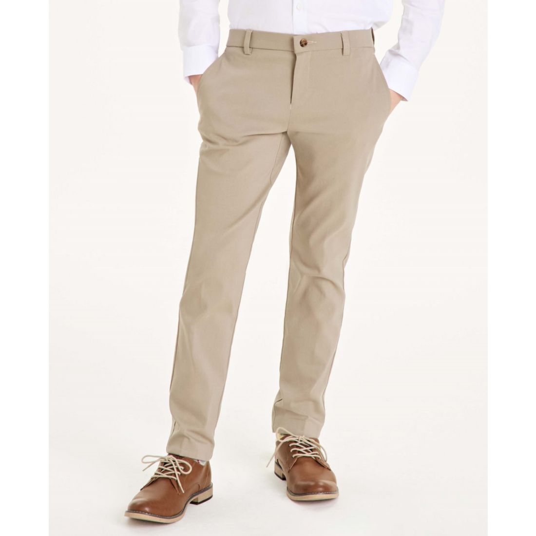 B By Brooks Brothers Big Boys Classic Pants