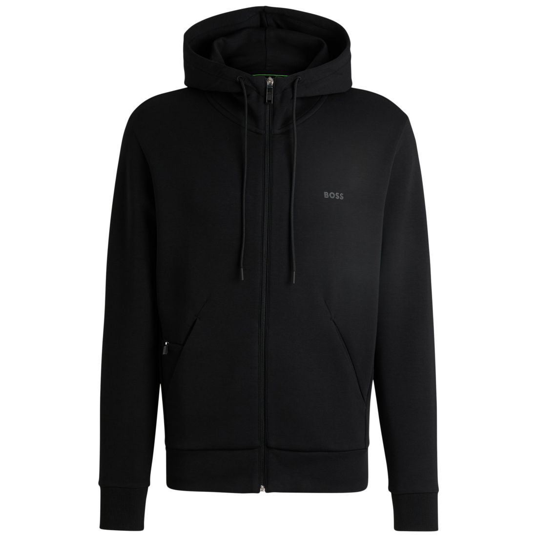 Boss by Hugo Boss Men's Logo Print Zip-Up Hoodie