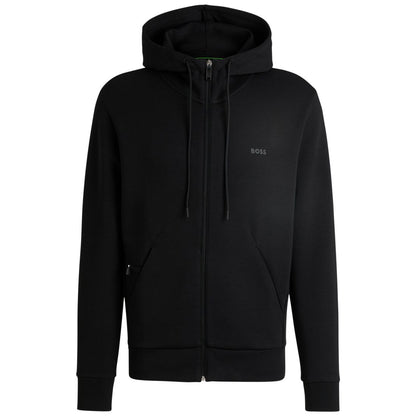 Boss by Hugo Boss Men's Logo Print Zip-Up Hoodie