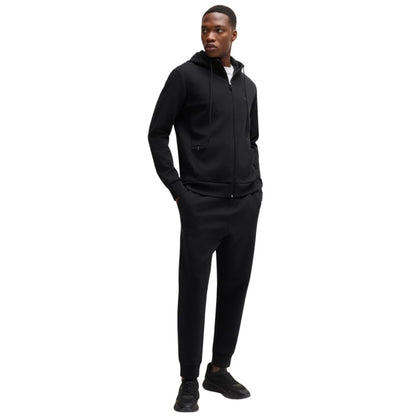 Boss by Hugo Boss Men's Logo Print Zip-Up Hoodie