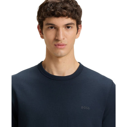 Boss by Hugo Boss Men's Slub-Cotton Logo Detail T-Shirt