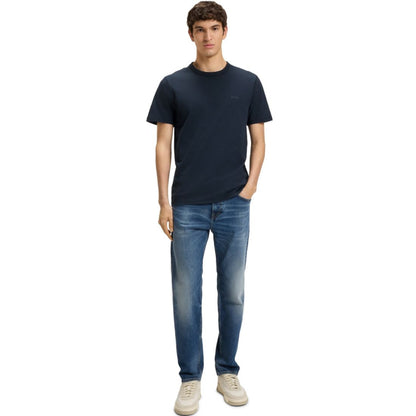 Boss by Hugo Boss Men's Slub-Cotton Logo Detail T-Shirt