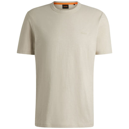 Boss by Hugo Boss Men's Slub-Cotton Logo Detail T-Shirt