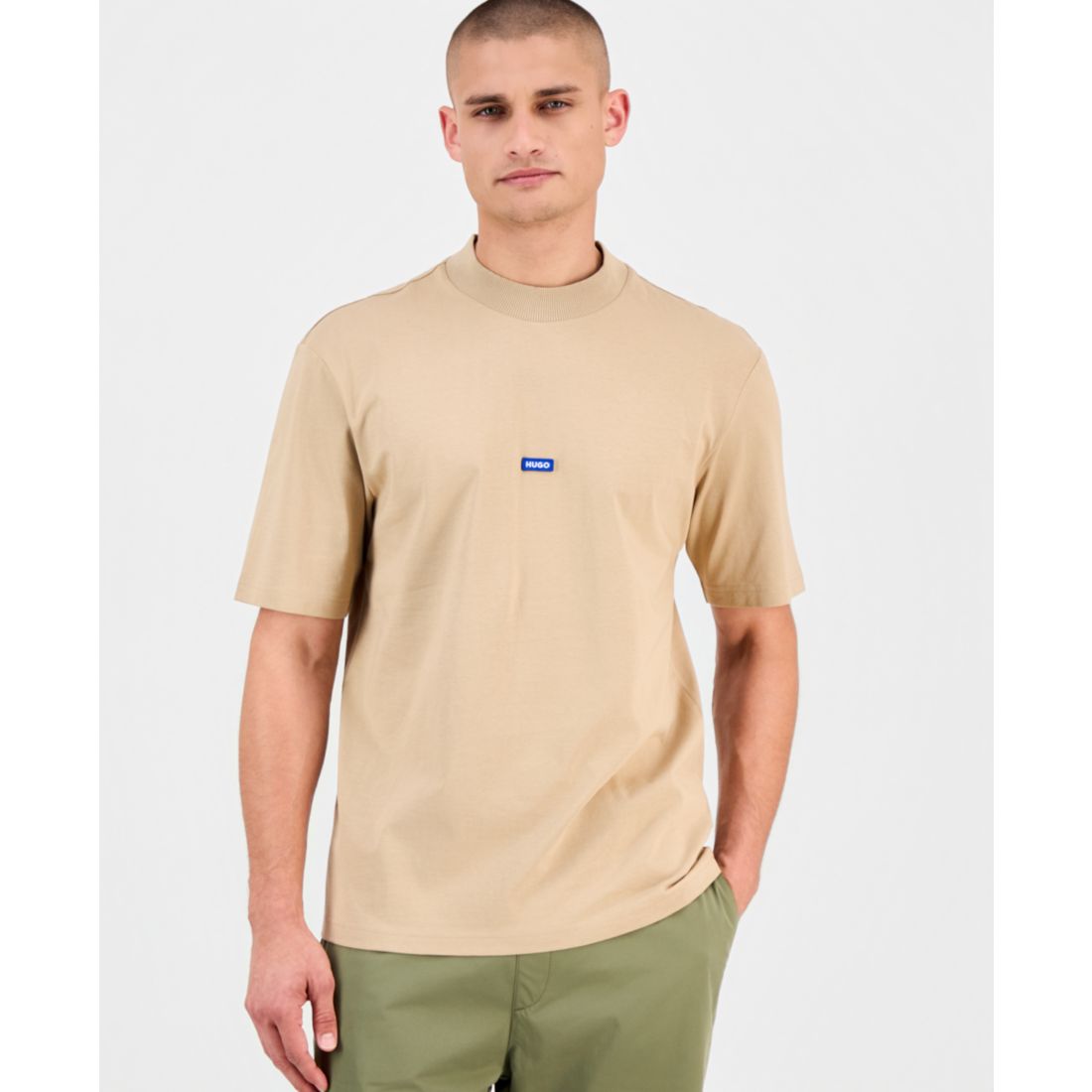 Hugo Boss Men's Nieros Short-Sleeve Logo Crewneck T-Shirt