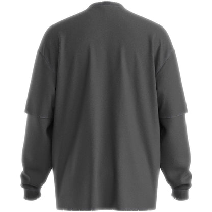 Hugo Boss Nenzyon Hybrid-Sleeve Logo T-Shirt