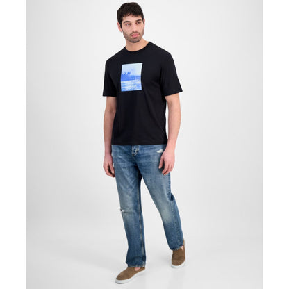 Hugo by Hugo Boss Men's Graphic Print Logo T-Shirt