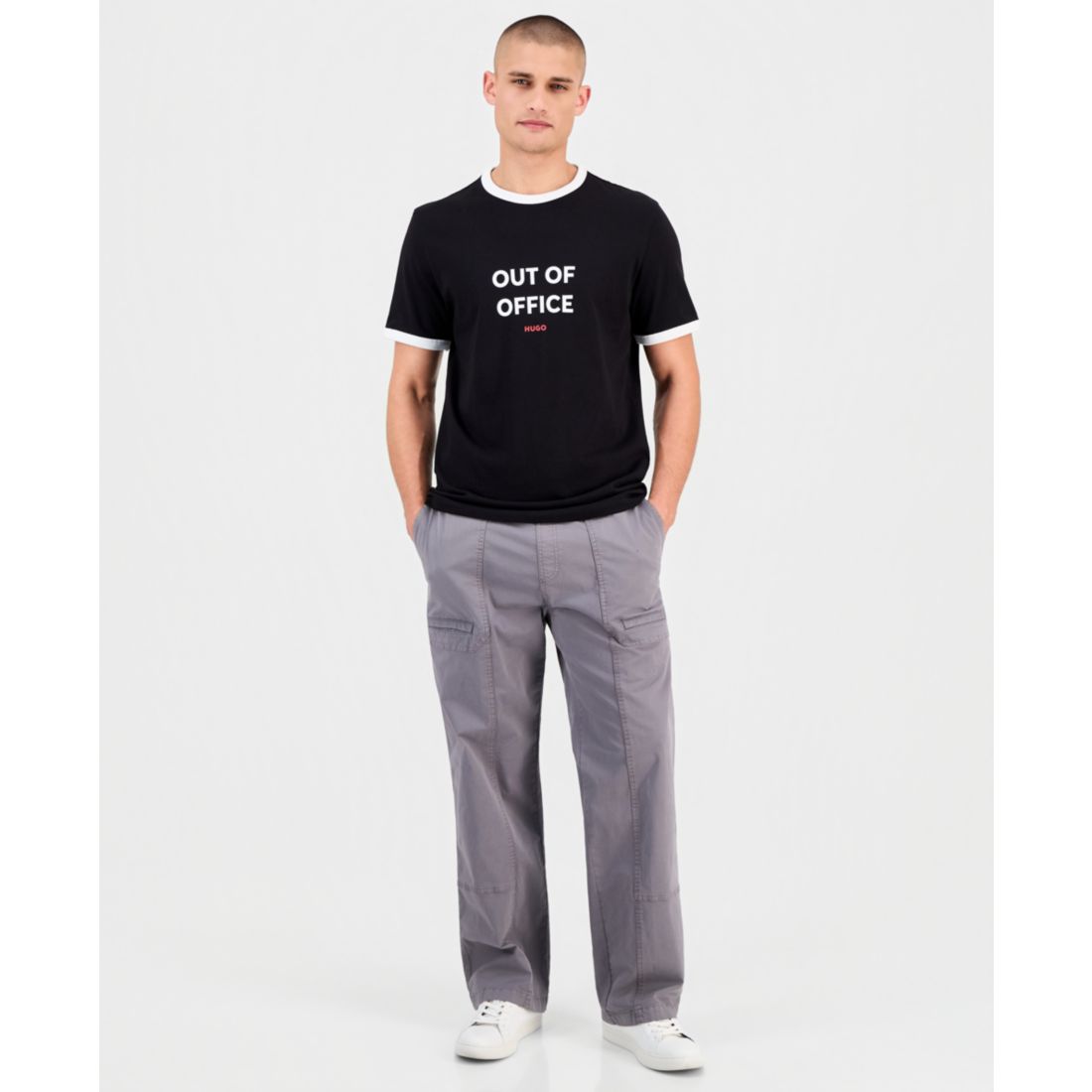 Hugo Boss Men's Doffice Short-Sleeve Graphic Crewneck T-Shirt