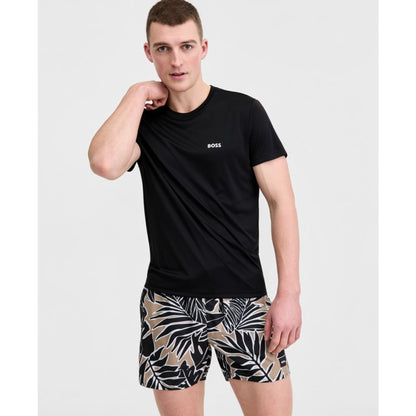 Boss by Hugo Boss Men's Short-Sleeve Sun Protection Rashguard Swim Shirt