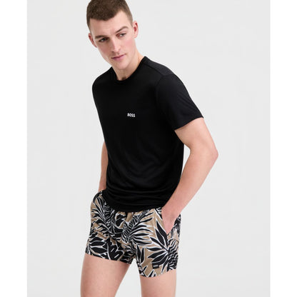 Boss by Hugo Boss Men's Short-Sleeve Sun Protection Rashguard Swim Shirt