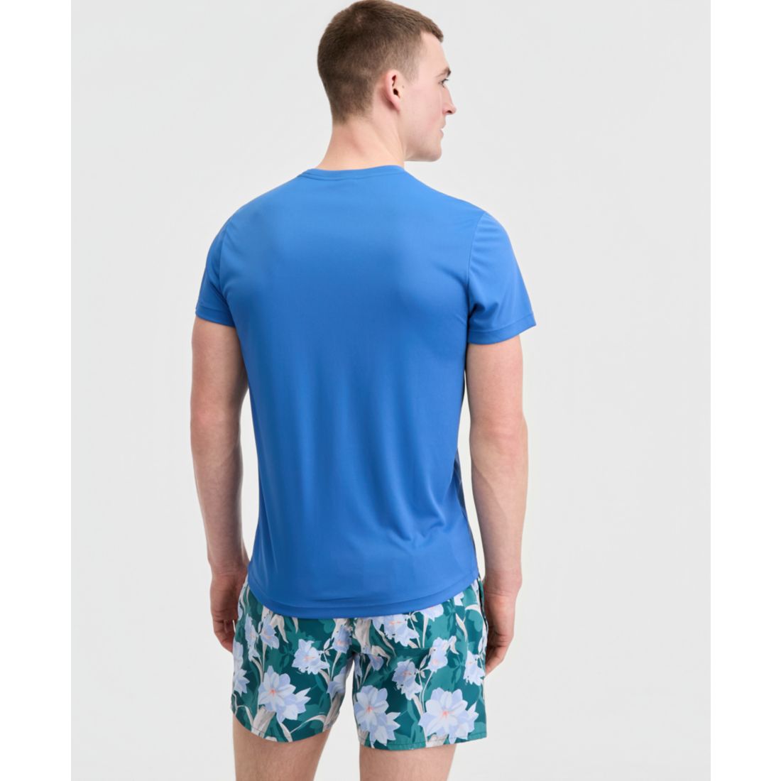 Boss by Hugo Boss Men's Short-Sleeve Sun Protection Rashguard Swim Shirt
