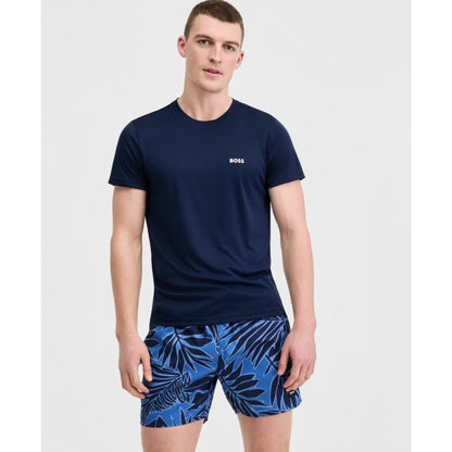 Boss by Hugo Boss Men's Short-Sleeve Sun Protection Rashguard Swim Shirt