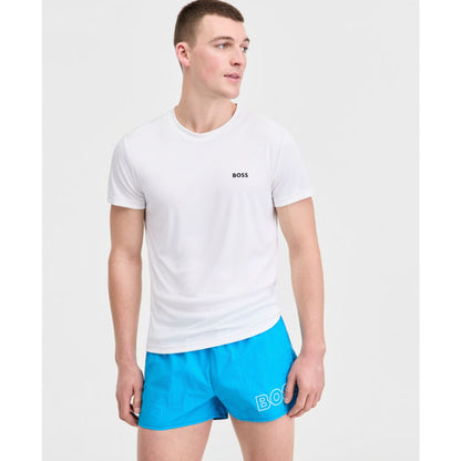 Boss by Hugo Boss Men's Short-Sleeve Sun Protection Rashguard Swim Shirt