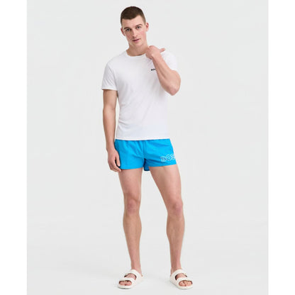 Boss by Hugo Boss Men's Short-Sleeve Sun Protection Rashguard Swim Shirt