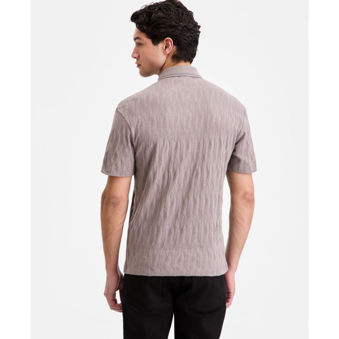 Hugo Boss Men's Cotton Jacquard Short-Sleeve Polo Shirt