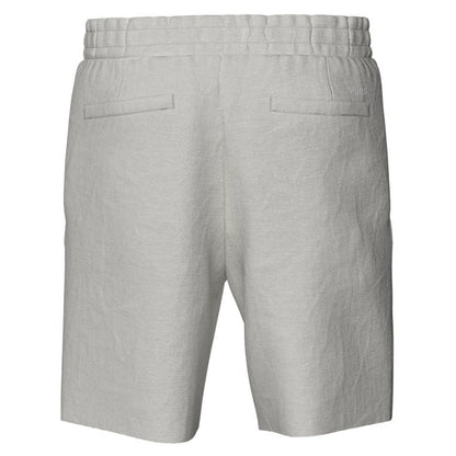 Hugo Boss Men's Regular-Fit Linen Drawstring Shorts