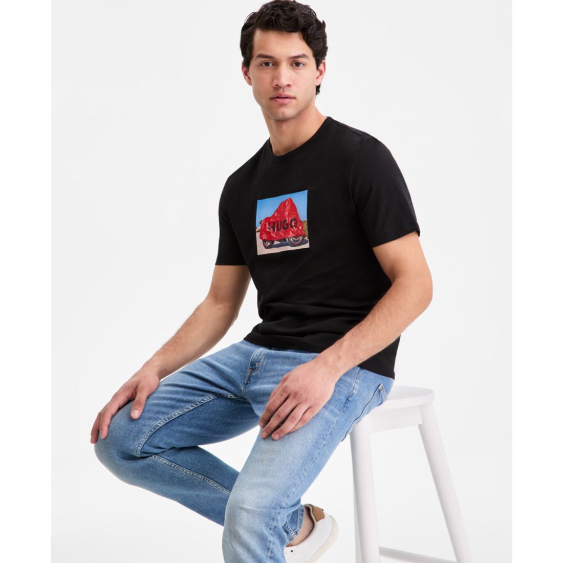 Hugo Boss Men's Cotton Crewneck Relaxed T-Shirt