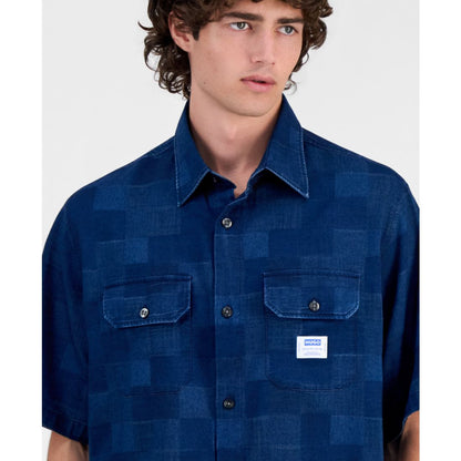 Hugo by Hugo Boss Men's Ekyno Short Sleeve Cargo Shirt
