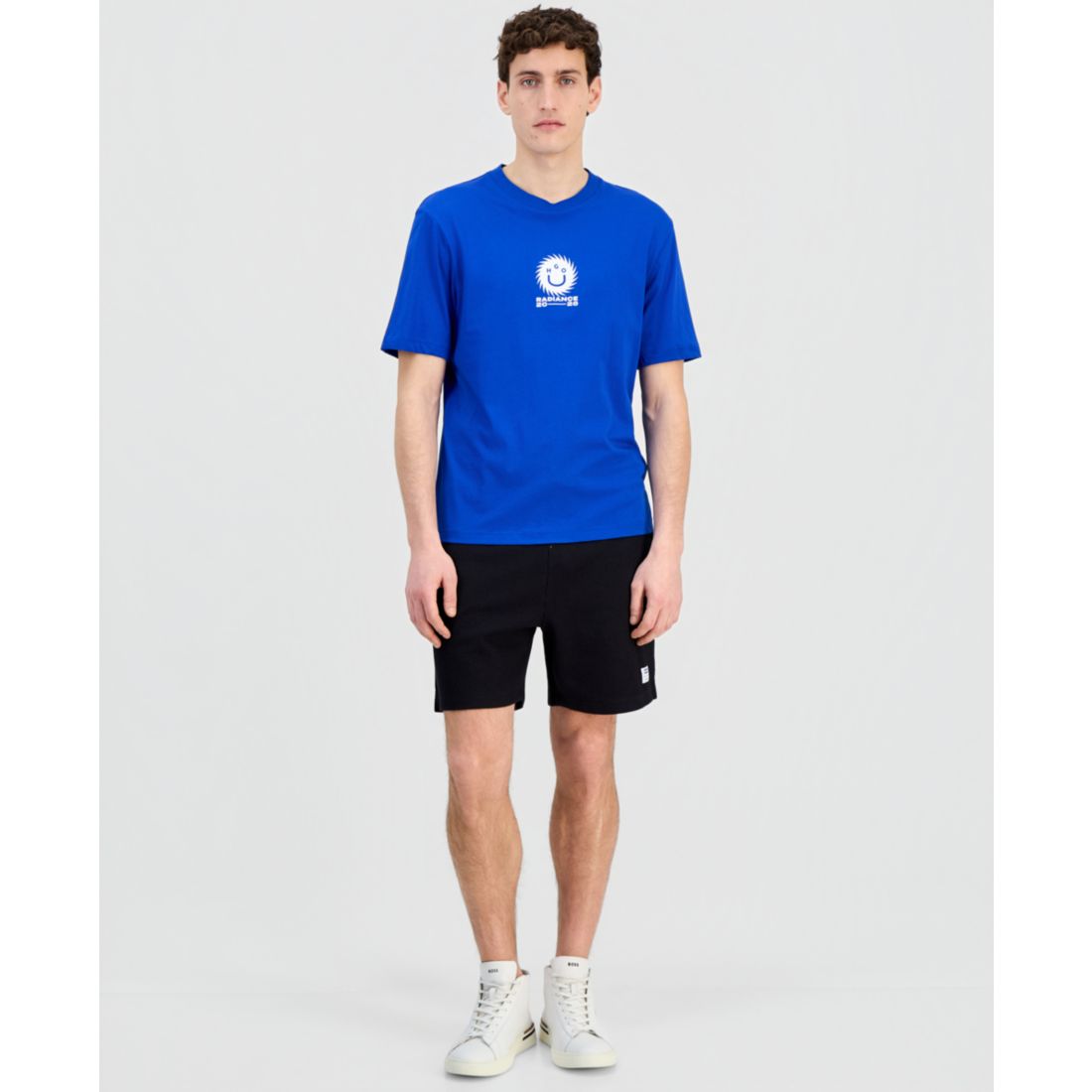Hugo Boss Men's Cotton Logo Crewneck T-Shirt