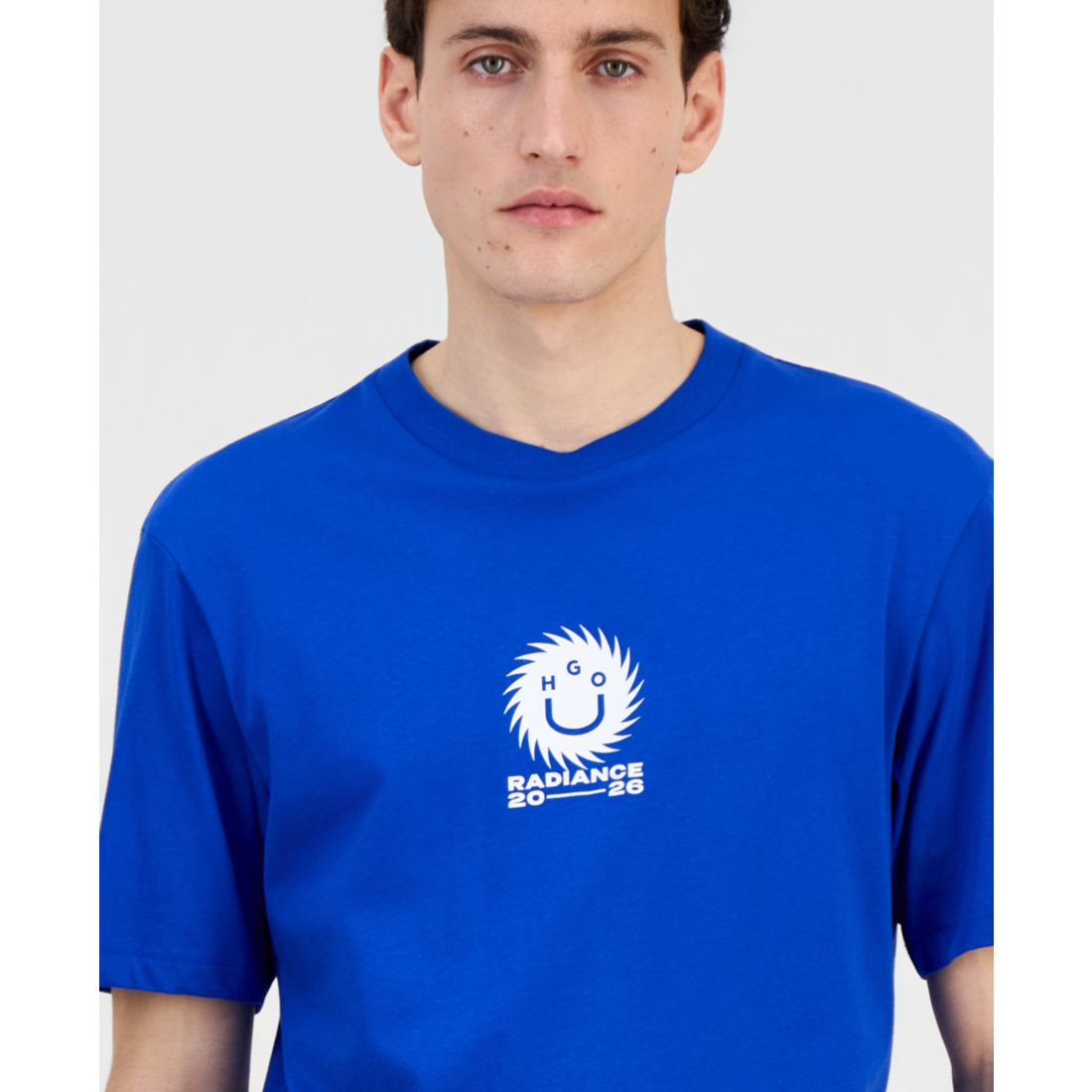 Hugo Boss Men's Cotton Logo Crewneck T-Shirt