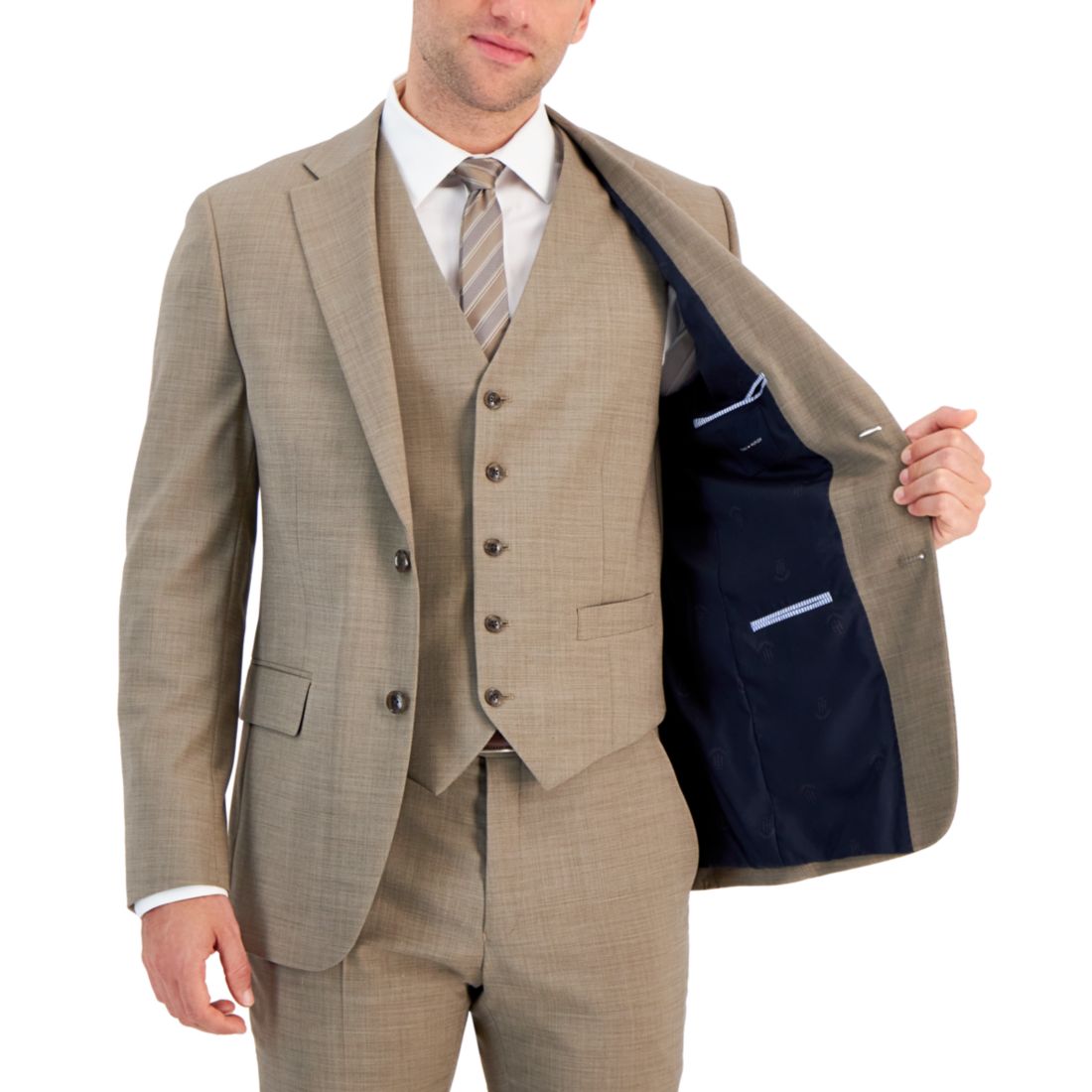 Tommy Hilfiger Men's Modern-Fit Wool Th-Flex Stretch Suit Separates Jacket