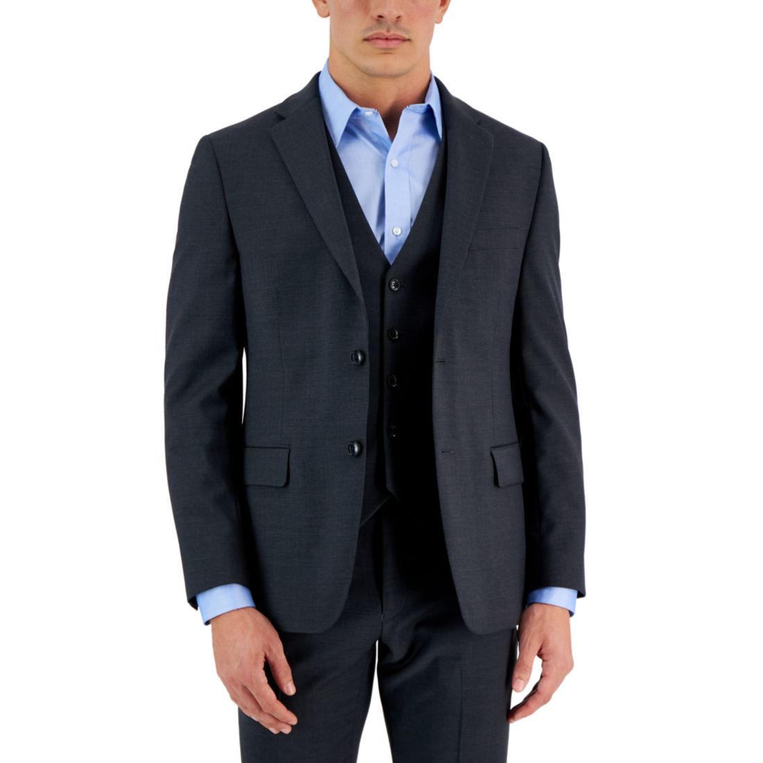 Tommy Hilfiger Men's Modern-Fit Wool Th-Flex Stretch Suit Separates Jacket