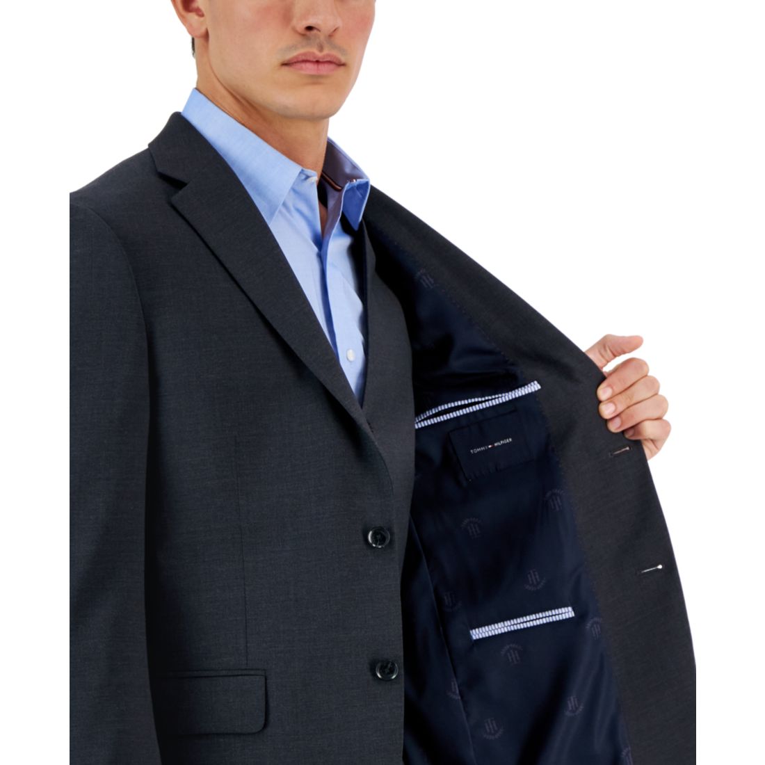 Tommy Hilfiger Men's Modern-Fit Wool Th-Flex Stretch Suit Separates Jacket