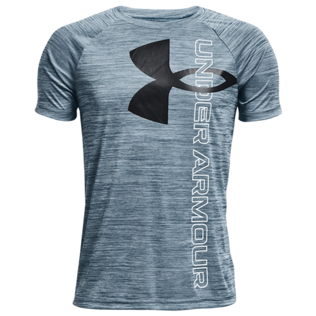 Boys Under Armour Under Armour Tech Split Logo Hybrid T-Shirt