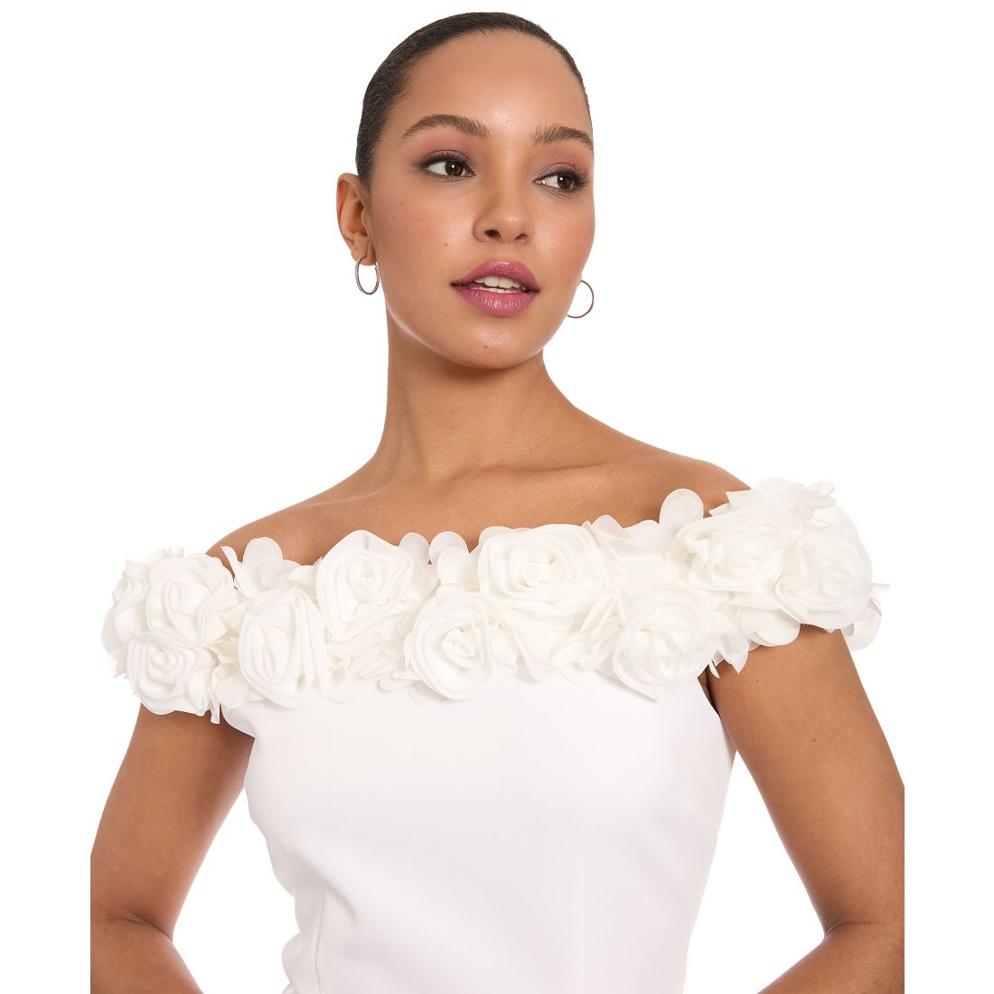 ivy + blu Women's Off-The-Shoulder Embellished Mini Dress
