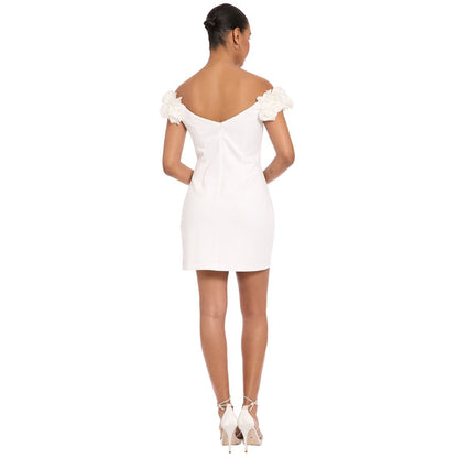 ivy + blu Women's Off-The-Shoulder Embellished Mini Dress