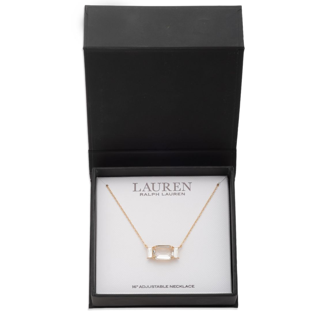 Lauren Ralph Lauren Glass Stone Pendant Necklace
