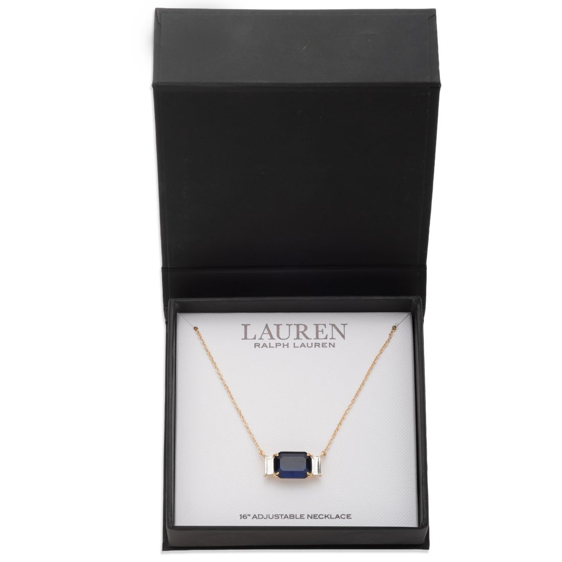 Lauren Ralph Lauren Glass Stone Pendant Necklace