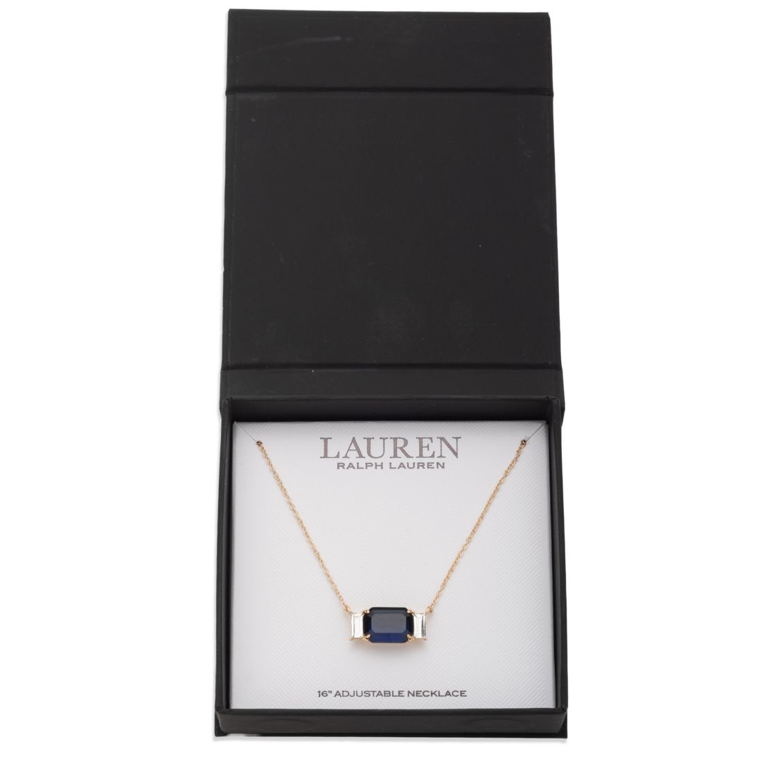 Lauren Ralph Lauren Glass Stone Pendant Necklace