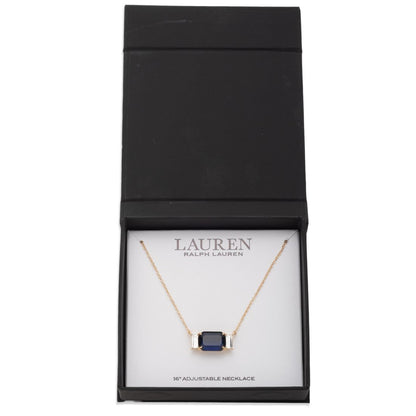 Lauren Ralph Lauren Glass Stone Pendant Necklace