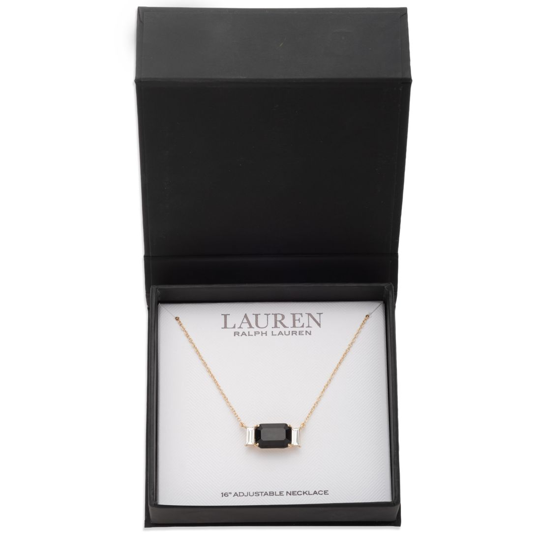 Lauren Ralph Lauren Glass Stone Pendant Necklace