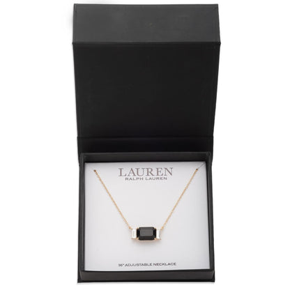 Lauren Ralph Lauren Glass Stone Pendant Necklace